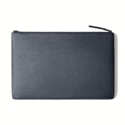 GRAMS(28) รุ่น 114 Leather Folio - ซองใส่ MacBook Air 13" (M2/M3) / MacBook Pro 13" (M1/M2) - สี Pebbled Navy Blue