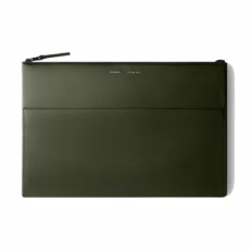 GRAMS(28) รุ่น 118 Leather Folio - ซองใส่ MacBook Air 15” / MacBook Pro 15" / MacBook Pro 16” - สี Nappa Olive