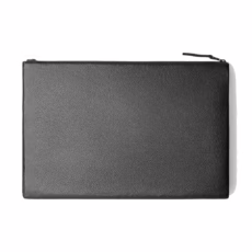 GRAMS(28) รุ่น 118 Leather Folio - ซองใส่ MacBook Air 15” / MacBook Pro 15" / MacBook Pro 16” - สี Pebbled Black