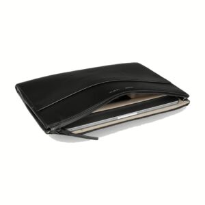GRAMS(28) รุ่น 120 Leather Folio - ซองใส่ Macbook Pro 14" - สี Nappa Black