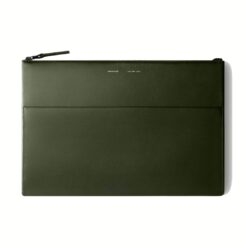GRAMS(28) รุ่น 120 Leather Folio - ซองใส่ Macbook Pro 14" - สี Nappa Olive