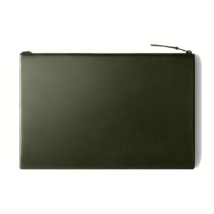 GRAMS(28) รุ่น 120 Leather Folio - ซองใส่ Macbook Pro 14" - สี Nappa Olive