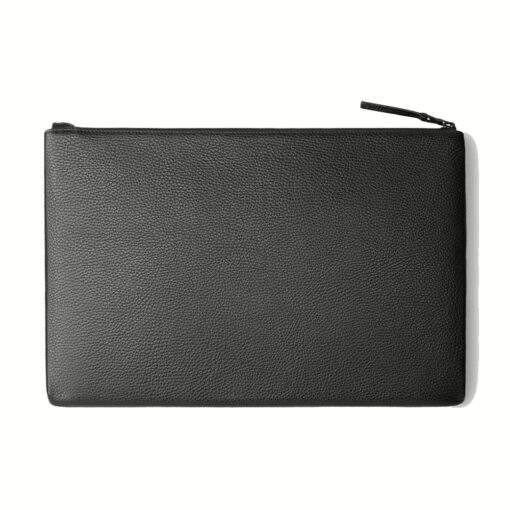 GRAMS(28) รุ่น 120 Leather Folio - ซองใส่ Macbook Pro 14" - สี Pebbled Black - Image 12