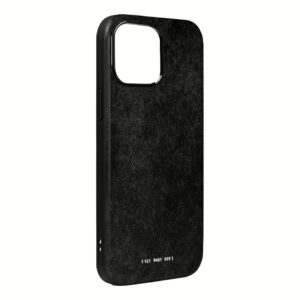 GRAMS(28) รุ่น 121 MagSafe Leather (Snowflake Leather) - เคส iPhone 15 Pro Max - สี Black
