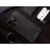 GRAMS(28) รุ่น 121 MagSafe Leather (Snowflake Leather) - เคส iPhone 15 Pro Max - สี Black