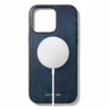 GRAMS(28) รุ่น 121 MagSafe Leather (Snowflake Leather) - เคส iPhone 15 Pro Max - สี Jeans