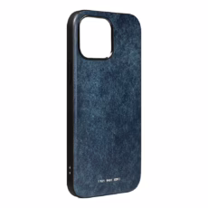 GRAMS(28) รุ่น 121 MagSafe Leather (Snowflake Leather) - เคส iPhone 15 Pro Max - สี Jeans