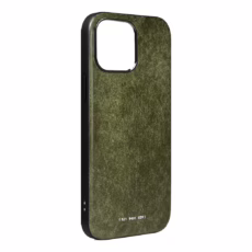 GRAMS(28) รุ่น 121 MagSafe Leather (Snowflake Leather) - เคส iPhone 15 Pro Max - สี Olive - Image 4