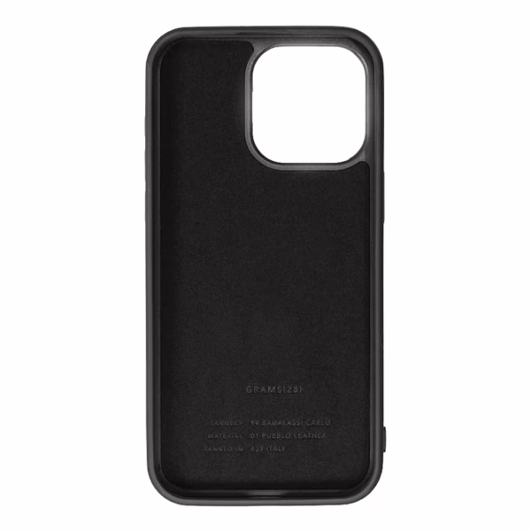 GRAMS(28) รุ่น 121 MagSafe Leather (Snowflake Leather) - เคส iPhone 15 Pro Max - สี Olive