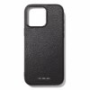 GRAMS(28) รุ่น 121 MagSafe Leather (Pebbled Leather) - เคส iPhone 16 Pro Max - สี Black