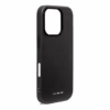 GRAMS(28) รุ่น 121 MagSafe Leather (Pebbled Leather) - เคส iPhone 16 Pro Max - สี Black
