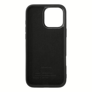 GRAMS(28) รุ่น 121 MagSafe Leather (Pebbled Leather) - เคส iPhone 16 Pro Max - สี Black