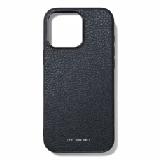 GRAMS(28) รุ่น 121 MagSafe Leather (Pebbled Leather) - เคส iPhone 16 Pro Max - สี Navy Blue