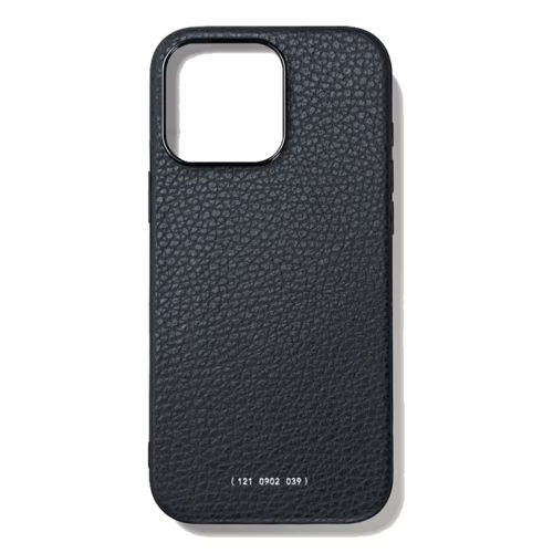 GRAMS(28) รุ่น 121 MagSafe Leather (Pebbled Leather) - เคส iPhone 16 Pro Max - สี Navy Blue