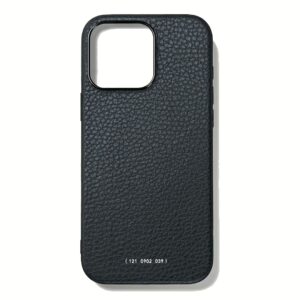 GRAMS(28) รุ่น 121 MagSafe Leather (Pebbled Leather) - เคส iPhone 16 Pro Max - สี Navy Blue