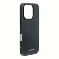 GRAMS(28) รุ่น 121 MagSafe Leather (Pebbled Leather) - เคส iPhone 16 Pro Max - สี Navy Blue