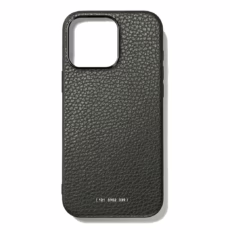 GRAMS(28) รุ่น 121 MagSafe Leather (Pebbled Leather) - เคส iPhone 16 Pro Max - สี Dark Green