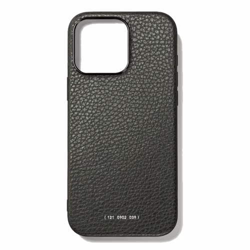 GRAMS(28) รุ่น 121 MagSafe Leather (Pebbled Leather) - เคส iPhone 16 Pro Max - สี Dark Green