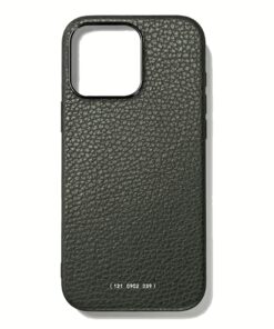 GRAMS(28) รุ่น 121 MagSafe Leather (Pebbled Leather) - เคส iPhone 16 Pro Max - สี Dark Green