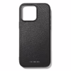 GRAMS(28) รุ่น 121 MagSafe Leather (Pebbled Leather) - เคส iPhone 16 Pro - สี Black