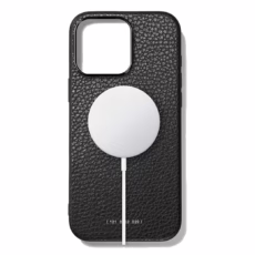 GRAMS(28) รุ่น 121 MagSafe Leather (Pebbled Leather) - เคส iPhone 16 Pro - สี Black - Image 2