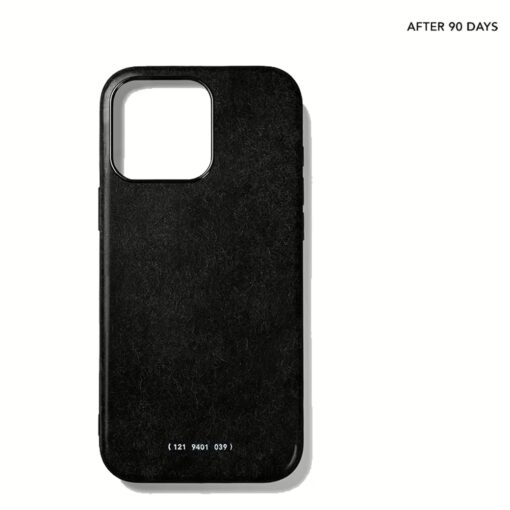 GRAMS(28) รุ่น 121 MagSafe Leather (Snowflake Leather) - เคส iPhone 16 Pro - สี Black - Image 2