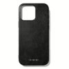 GRAMS(28) รุ่น 121 MagSafe Leather (Snowflake Leather) - เคส iPhone 16 Pro Max - สี Black