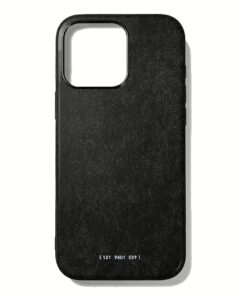 GRAMS(28) รุ่น 121 MagSafe Leather (Snowflake Leather) - เคส iPhone 16 Pro Max - สี Black
