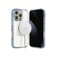 Ples รุ่น Lepi Air Layer TwoFace (Magnetic) - เคส iPhone 16 Pro Max - สี Cashmere Blue/Transparent