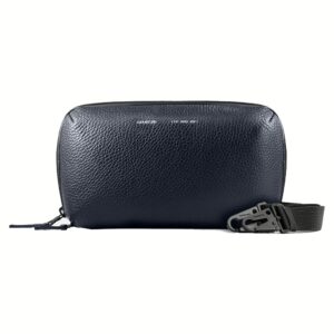 GRAMS(28) รุ่น 131 Essential Pouch - กระเป๋าอเนกประสงค์ - สี Pebbled Navy Blue