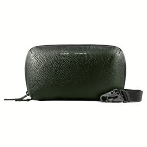 GRAMS(28) รุ่น 131 Essential Pouch - กระเป๋าอเนกประสงค์ - สี Pebbled Dark Green