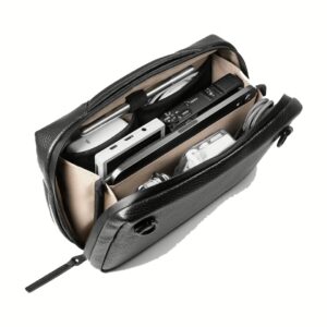 GRAMS(28) รุ่น 132 Essential Case Pro - กระเป๋าอเนกประสงค์ - สี Pebbled Black