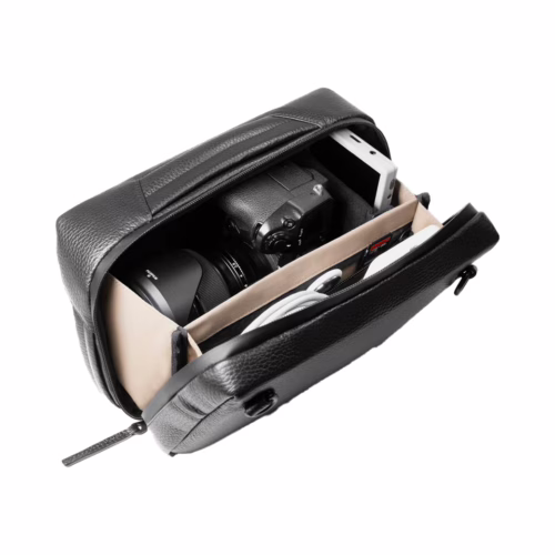 GRAMS(28) รุ่น 133 Essential Case Max - กระเป๋าอเนกประสงค์ - สี Pebbled Black