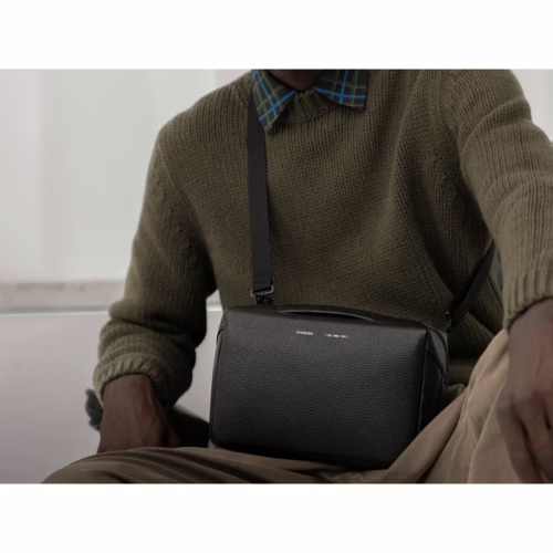 GRAMS(28) รุ่น 133 Essential Case Max - กระเป๋าอเนกประสงค์ - สี Pebbled Black