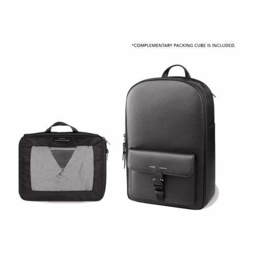 GRAMS(28) รุ่น 152 Transit Backpack - กระเป๋าเป้สะพายหลัง - สี Pebbled Black