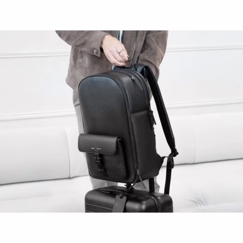 GRAMS(28) รุ่น 152 Transit Backpack - กระเป๋าเป้สะพายหลัง - สี Pebbled Black