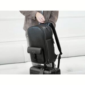 GRAMS(28) รุ่น 152 Transit Backpack - กระเป๋าเป้สะพายหลัง - สี Pebbled Black