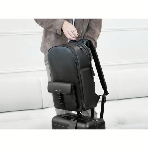 GRAMS(28) รุ่น 152 Transit Backpack - กระเป๋าเป้สะพายหลัง - สี Pebbled Black - Image 5