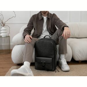 GRAMS(28) รุ่น 152 Transit Backpack - กระเป๋าเป้สะพายหลัง - สี Pebbled Black