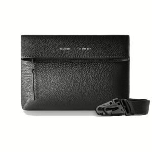 GRAMS(28) รุ่น 153 Sling Mini - กระเป๋า - สี Pebbled Black