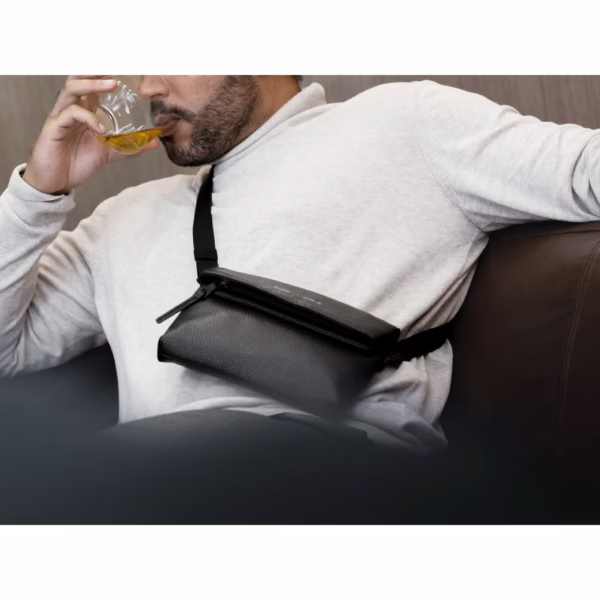 GRAMS(28) รุ่น 153 Sling Mini - กระเป๋า - สี Pebbled Black