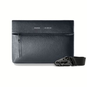 GRAMS(28) รุ่น 153 Sling Mini - กระเป๋า - สี Pebbled Navy Blue