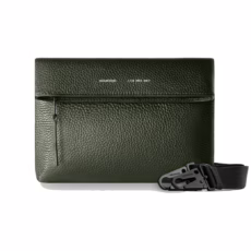 GRAMS(28) รุ่น 153 Sling Mini - กระเป๋า - สี Pebbled Dark Green