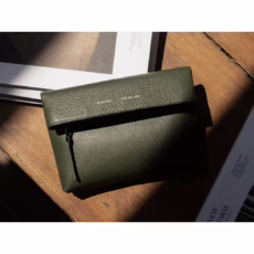 GRAMS(28) รุ่น 153 Sling Mini - กระเป๋า - สี Pebbled Dark Green - Image 3