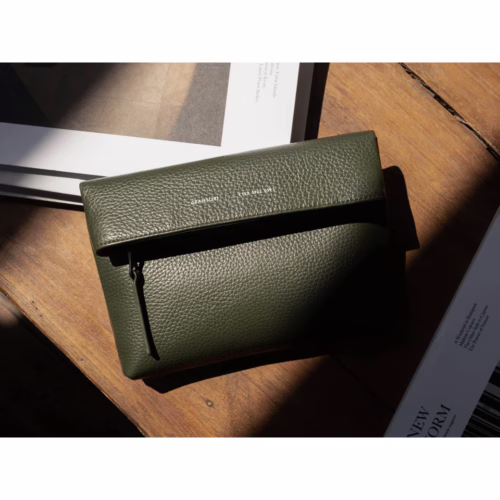 GRAMS(28) รุ่น 153 Sling Mini - กระเป๋า - สี Pebbled Dark Green