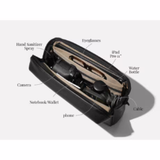 GRAMS(28) รุ่น 154 City Pack - กระเป๋า - สี Pebbled Black - Image 4
