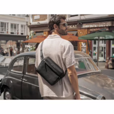 GRAMS(28) รุ่น 154 City Pack - กระเป๋า - สี Pebbled Black - Image 7