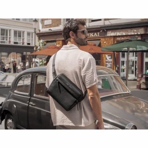GRAMS(28) รุ่น 154 City Pack - กระเป๋า - สี Pebbled Black