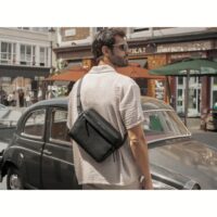 GRAMS(28) รุ่น 154 City Pack - กระเป๋า - สี Pebbled Black