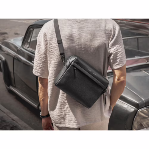 GRAMS(28) รุ่น 154 City Pack - กระเป๋า - สี Pebbled Black
